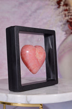 Pink Opal Heart 4.4cm, Peru Hearts Tali & Loz Crystals