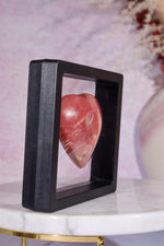 Pink Opal Heart 5cm, Peru Hearts Tali & Loz Crystals