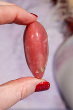 Pink Opal Heart 5cm, Peru Hearts Tali & Loz Crystals