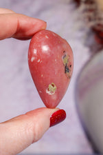 Pink Opal Heart 5cm, Peru Hearts Tali & Loz Crystals