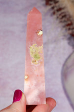 Pink Opal Tower 10.8cm, Peru Towers Tali & Loz Crystals