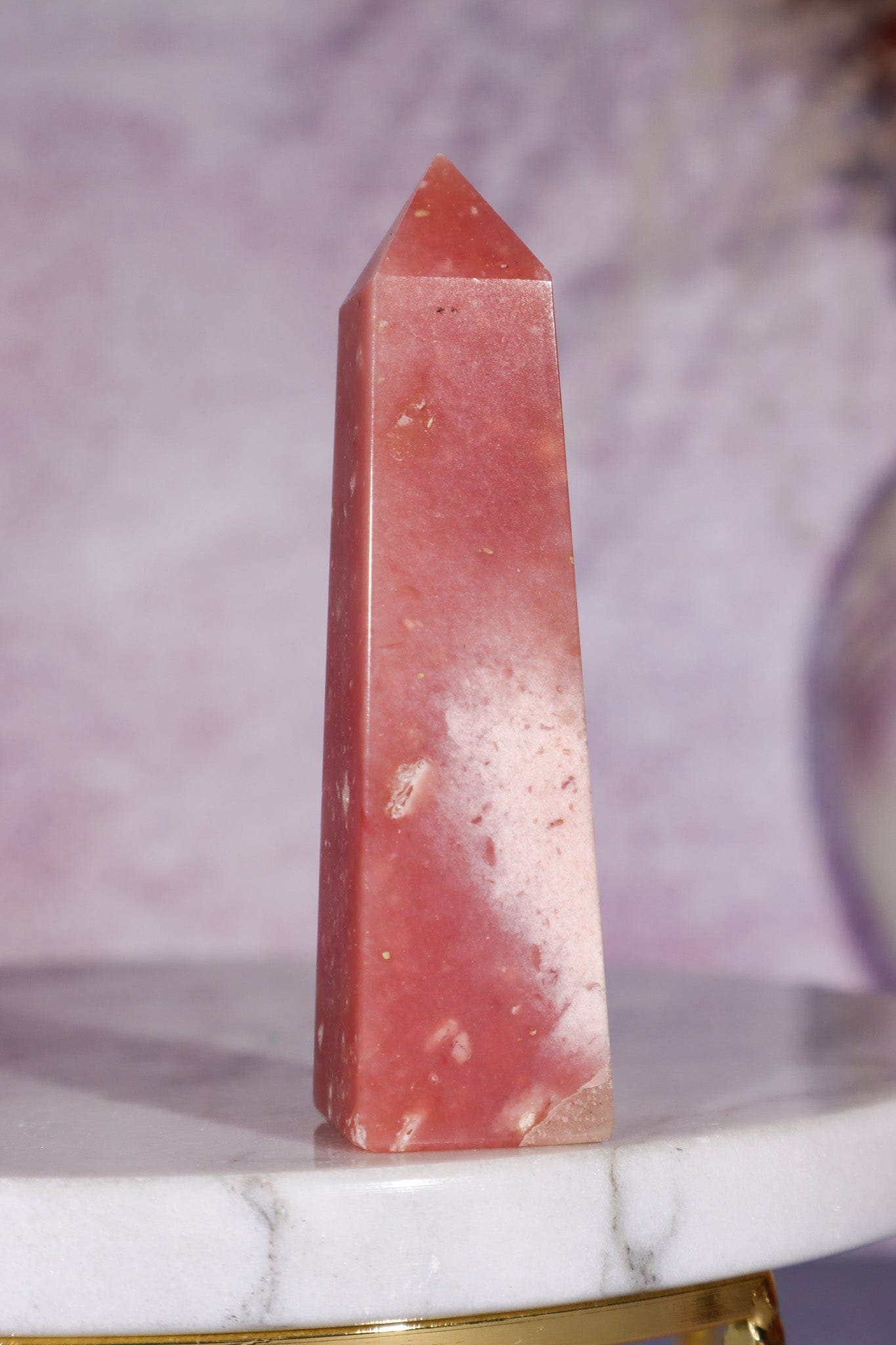 Pink Opal Tower 7.5cm, Peru Towers Tali & Loz Crystals