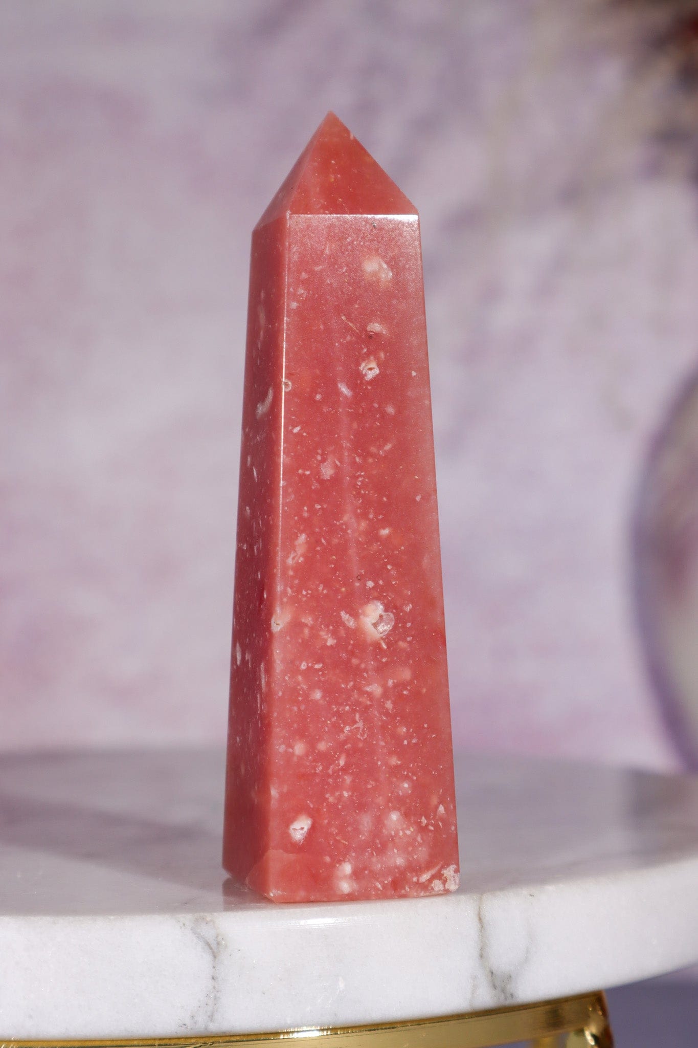 Pink Opal Tower 7.5cm, Peru Towers Tali & Loz Crystals