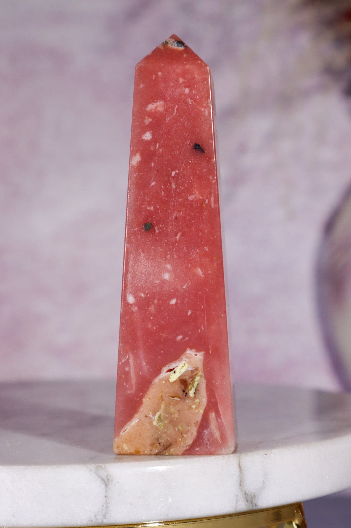 Pink Opal Tower 8.2cm, Peru Towers Tali & Loz Crystals