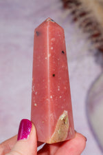 Pink Opal Tower 8.2cm, Peru Towers Tali & Loz Crystals