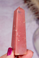 Pink Opal Tower 8.2cm, Peru Towers Tali & Loz Crystals