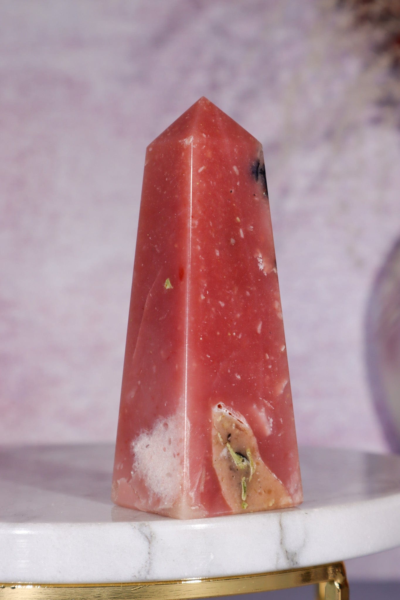 Pink Opal Tower 8.3cm, Peru Towers Tali & Loz Crystals