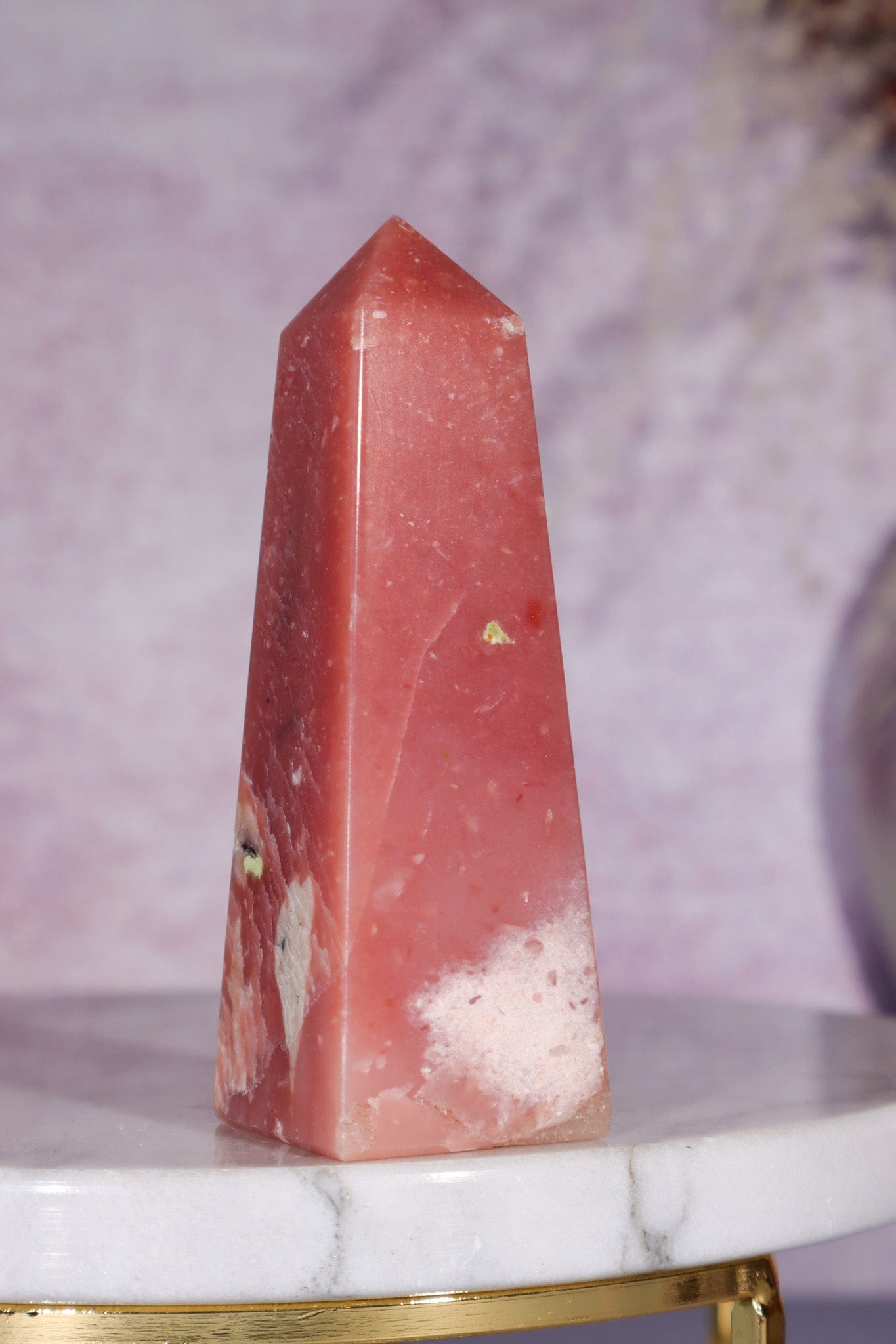 Pink Opal Tower 8.3cm, Peru Towers Tali & Loz Crystals