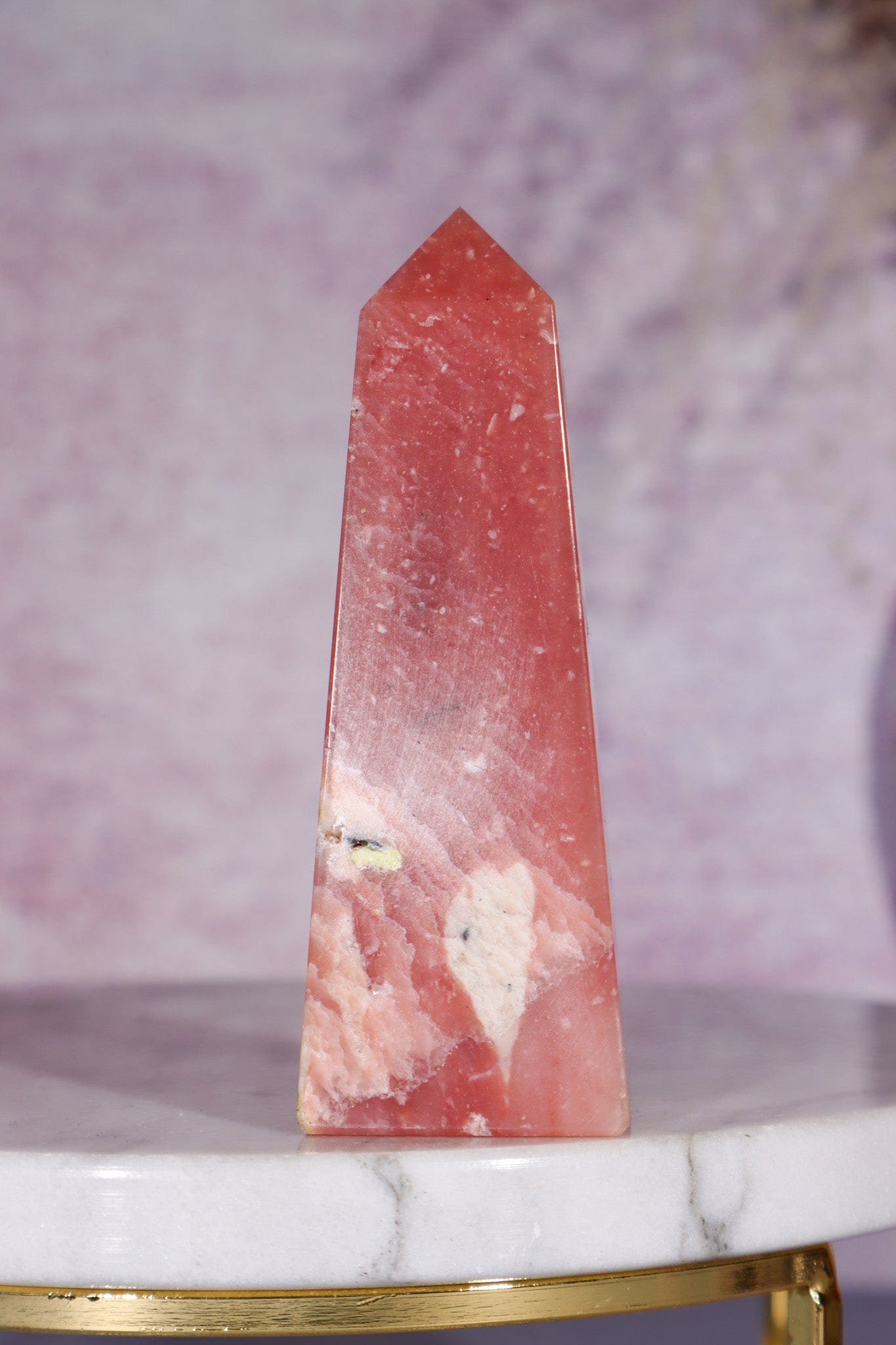Pink Opal Tower 8.3cm, Peru Towers Tali & Loz Crystals
