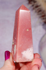 Pink Opal Tower 8.3cm, Peru Towers Tali & Loz Crystals