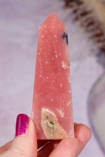 Pink Opal Tower 8.3cm, Peru Towers Tali & Loz Crystals