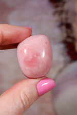 Pink Opal Tumbles | 28mm | Peru Tumblestones Tali & Loz Crystals