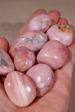 Pink Opal Tumbles | 28mm | Peru Tumblestones Tali & Loz Crystals