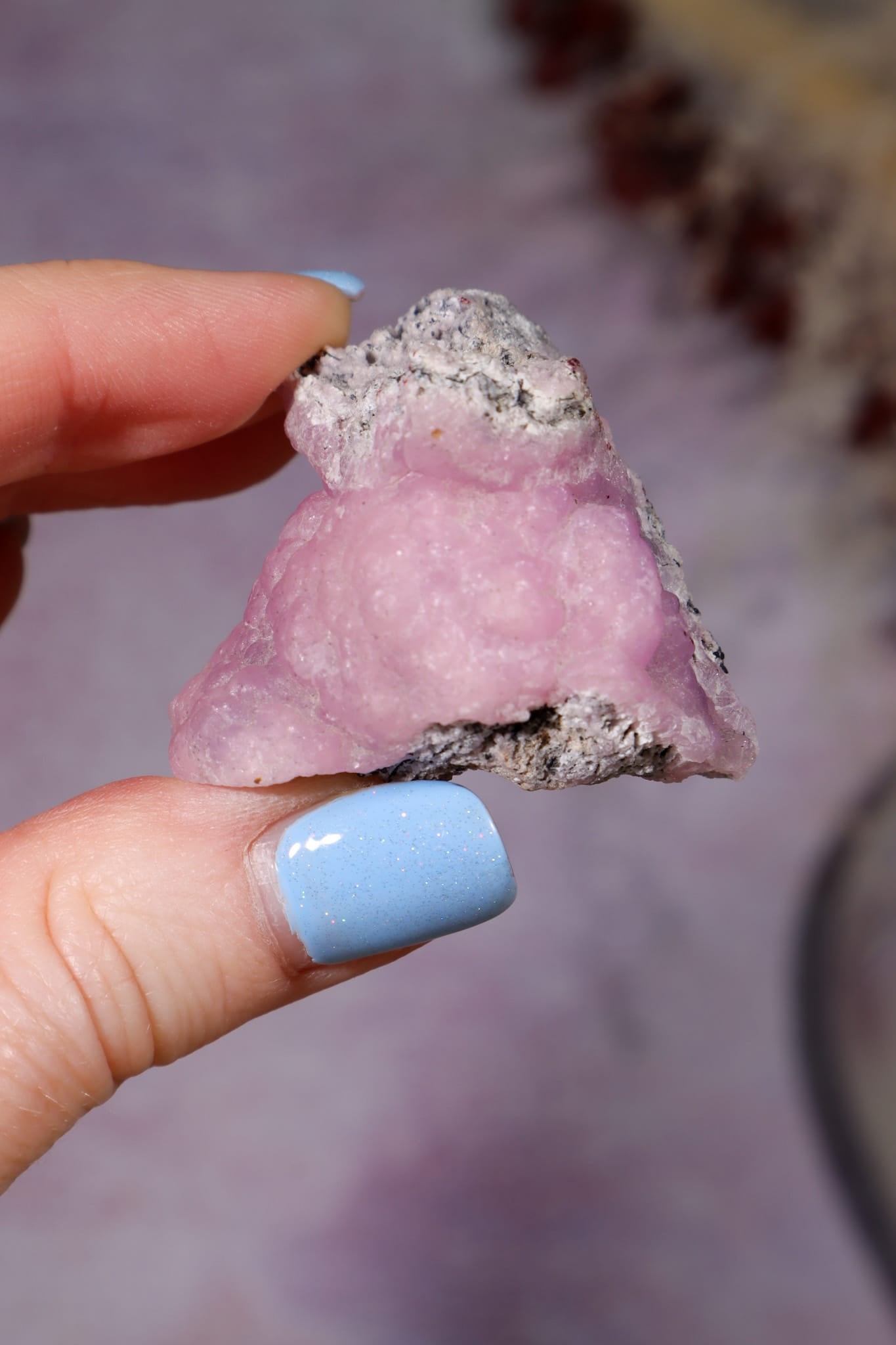 Pink Smithsonite Specimen 42gr Minerals Tali & Loz Crystals