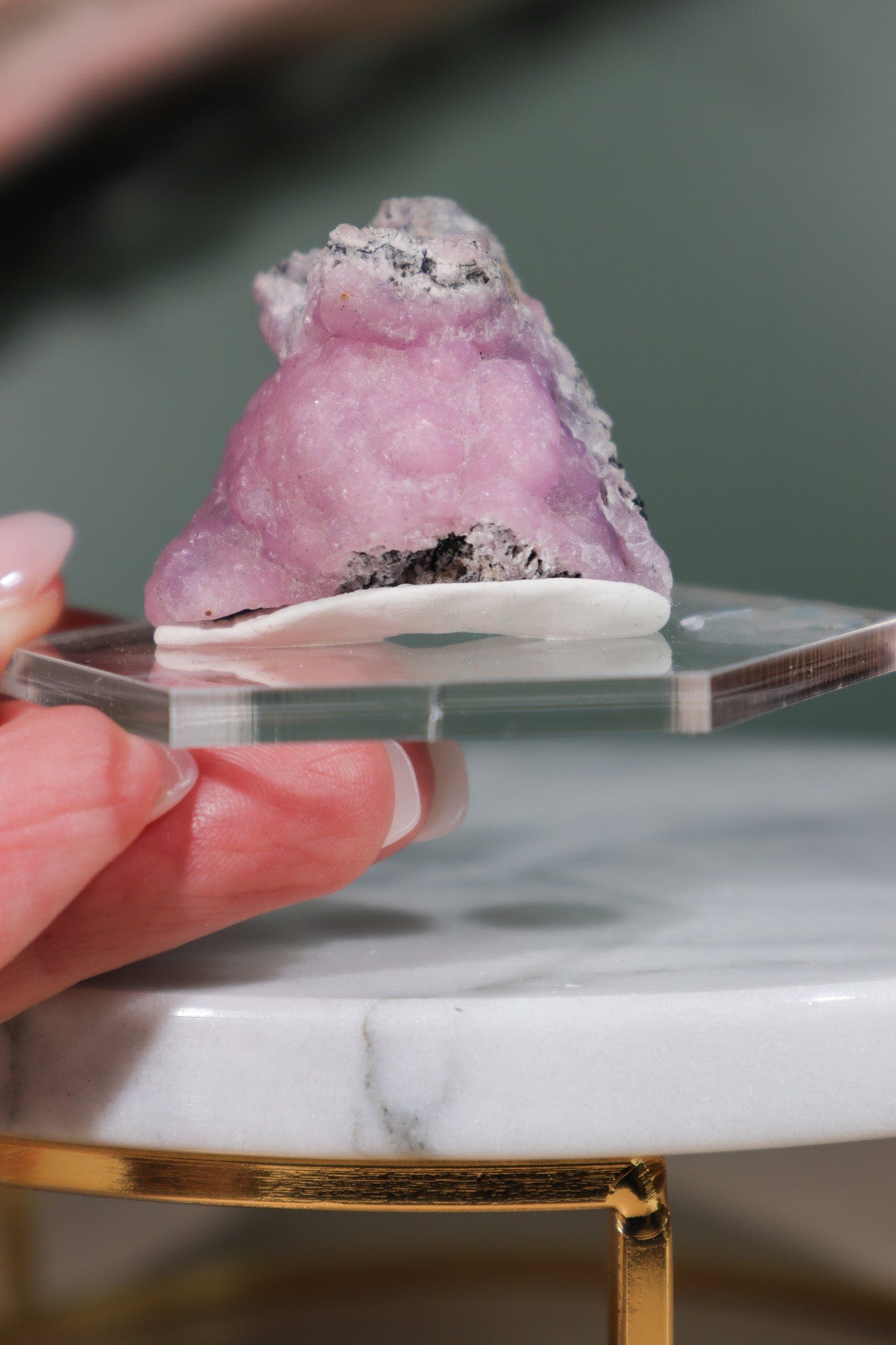 Pink Smithsonite Specimen 42gr - Tali & Loz Crystals