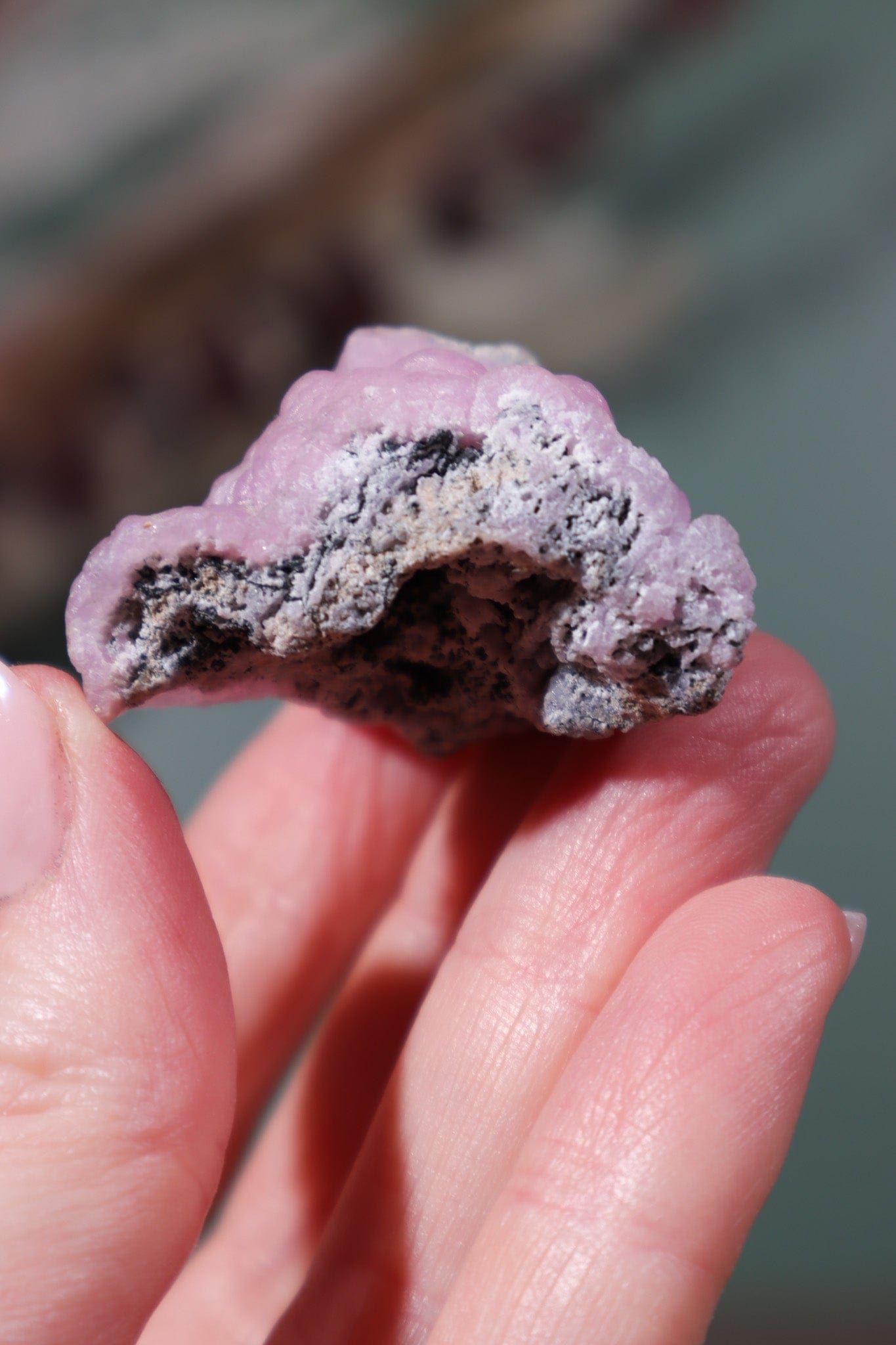 Pink Smithsonite Specimen 42gr - Tali & Loz Crystals