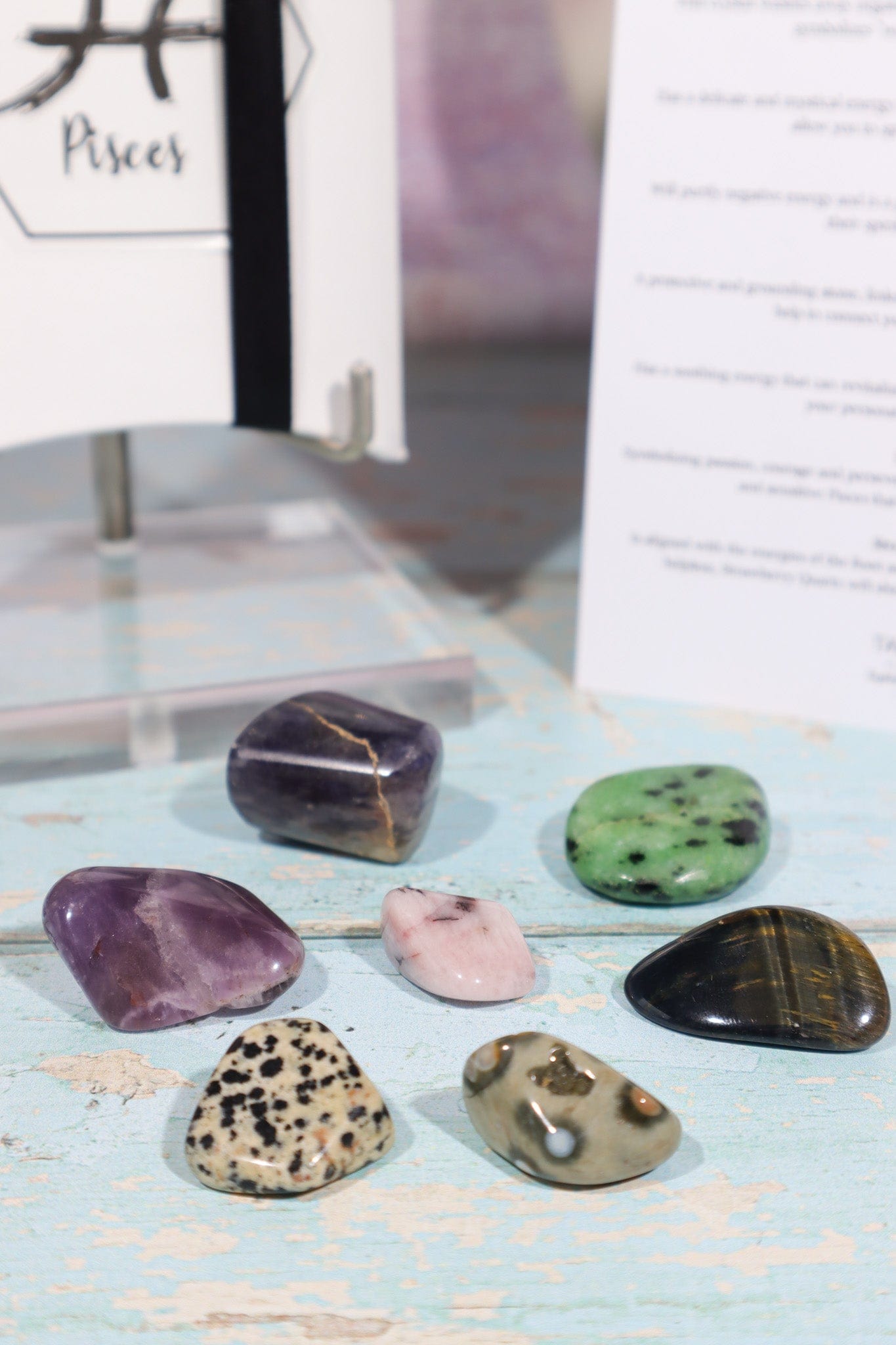 Pisces Zodiac Crystal Set Crystal Sets Tali & Loz Crystals