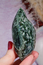 Polished Seraphinite Specimen 334gr, Russia Specimen Tali & Loz Crystals