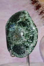 Polished Seraphinite Specimen 334gr, Russia Specimen Tali & Loz Crystals