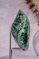 Polished Seraphinite Specimen 334gr, Russia Specimen Tali & Loz Crystals
