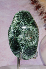 Polished Seraphinite Specimen 334gr, Russia Specimen Tali & Loz Crystals