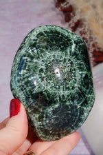 Polished Seraphinite Specimen 334gr, Russia Specimen Tali & Loz Crystals