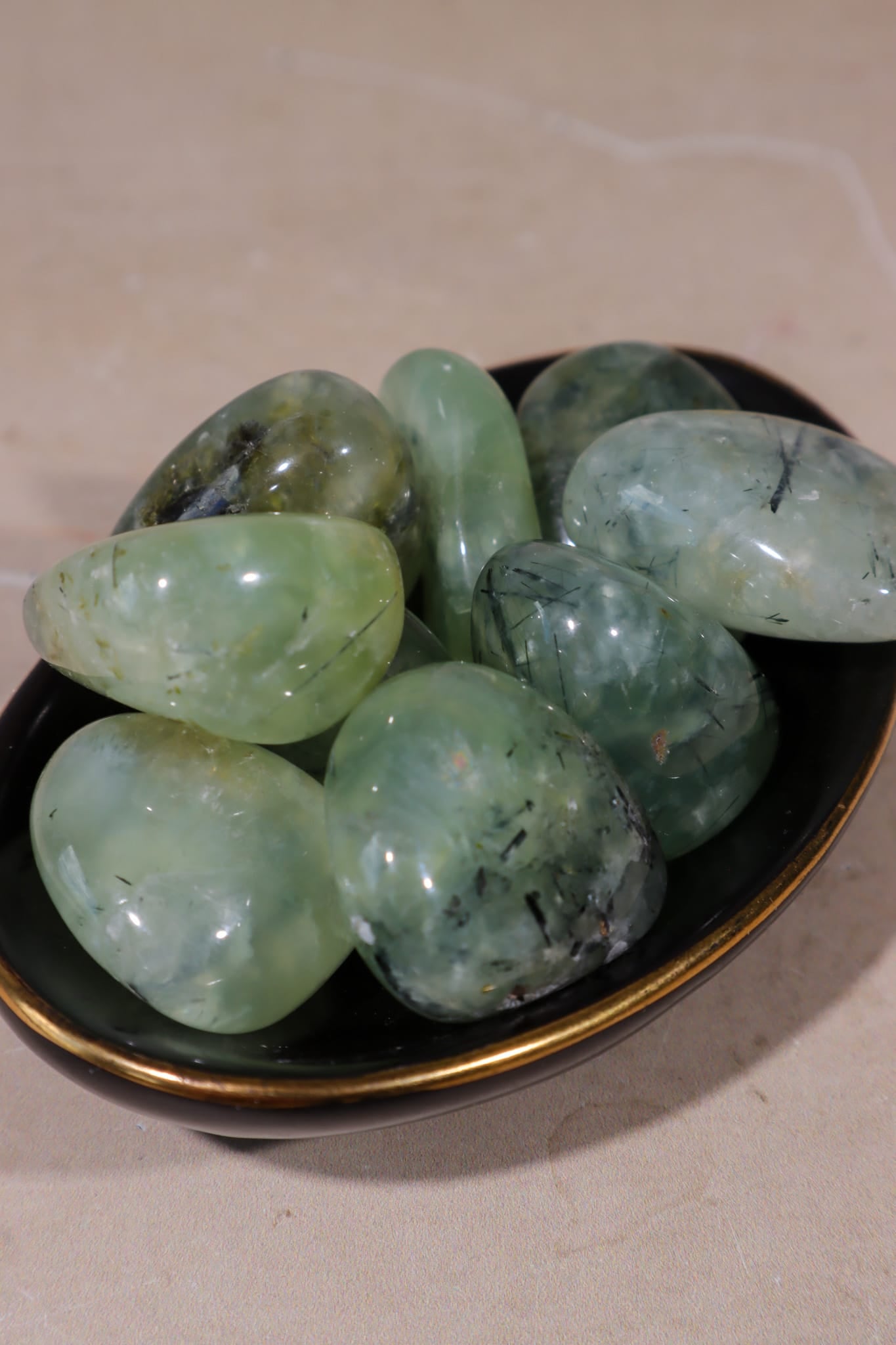 Prehnite Tumblestones | 20-30mm | Australia Tumblestones Tali & Loz Crystals