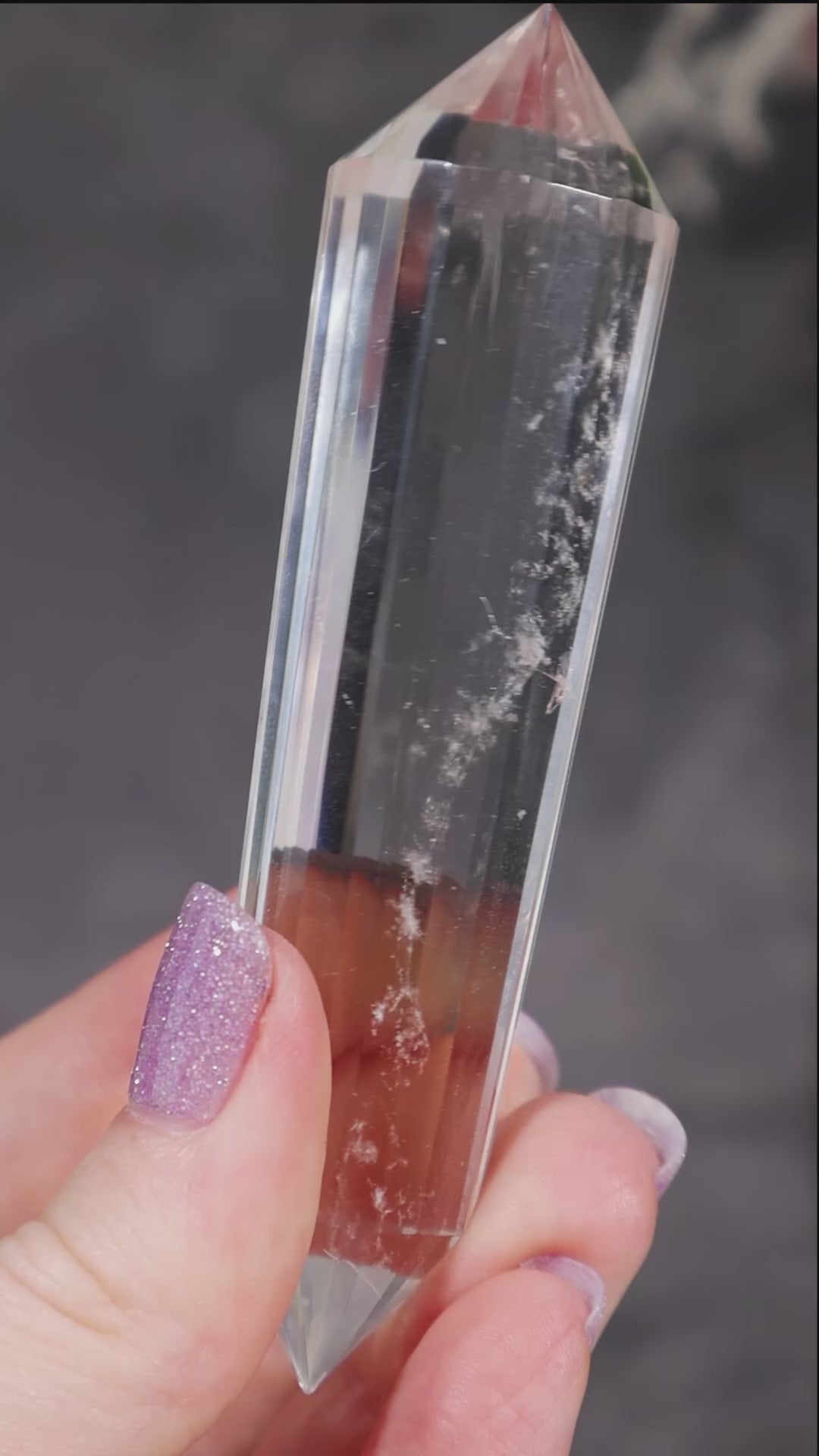 Clear Quartz Vogel 9.5cm, AAA-Grade Brazilian