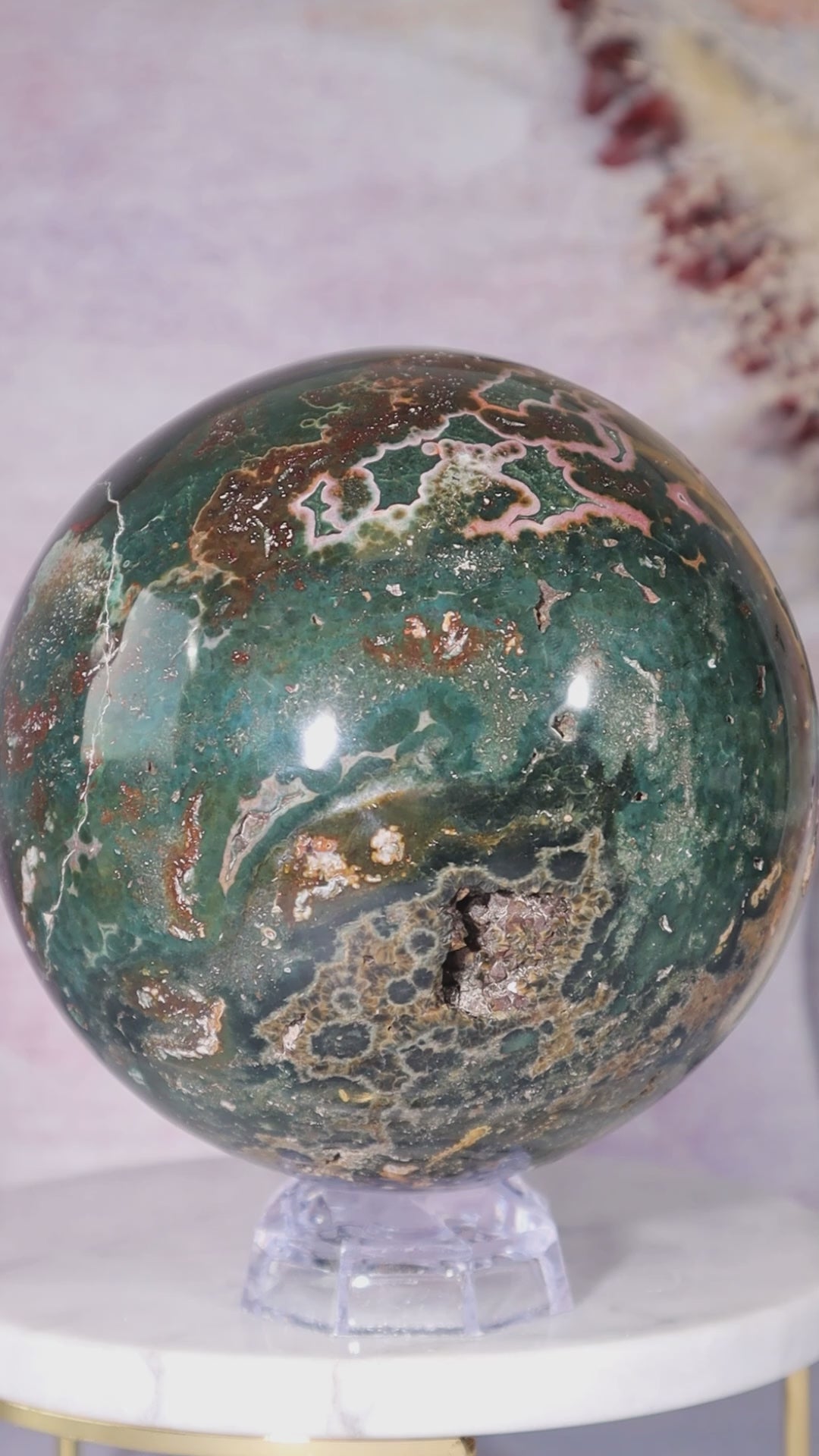 Ocean Jasper Statement Sphere 3.2KG