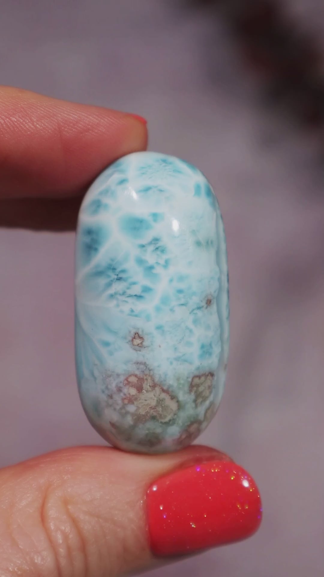 Larimar Nugget 3.8cm, Sold as Seen