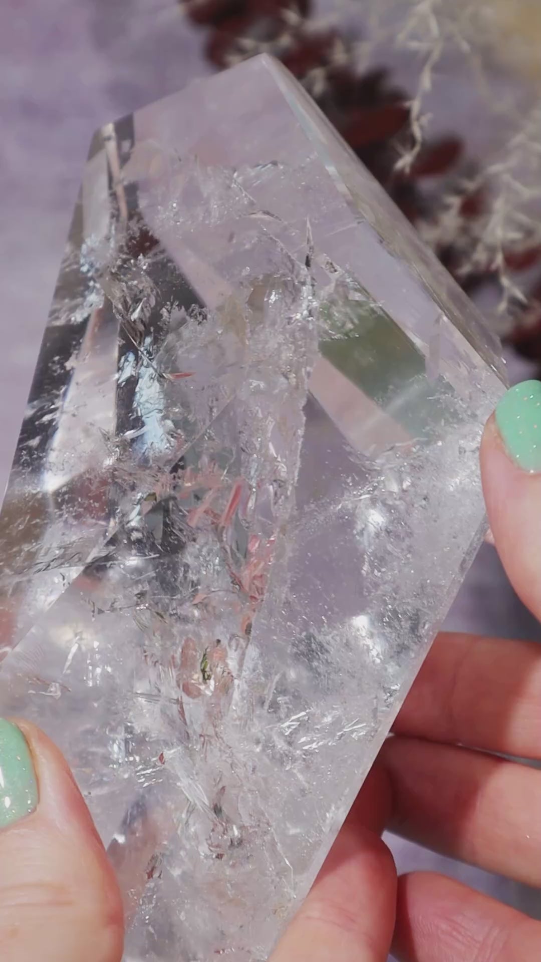 Clear Quartz Freeform 0.6kg, AAA-Grade Brazil