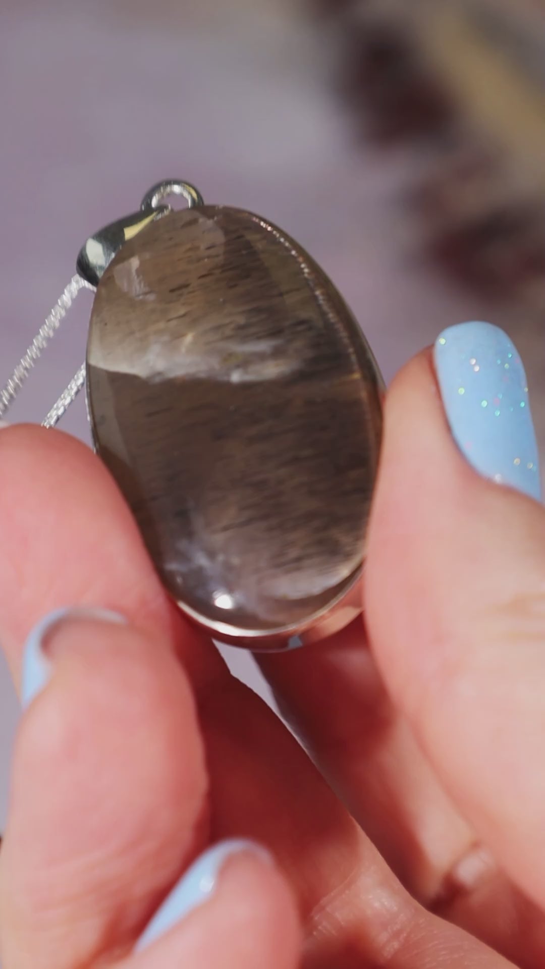 AAA Grade Lattice Sunstone Pendant set in 925 Silver With Chain