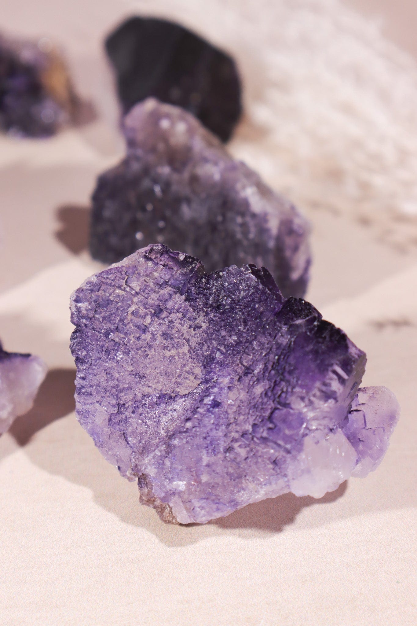 Purple Fluorite Rough 40-60mm - Tali & Loz Crystals