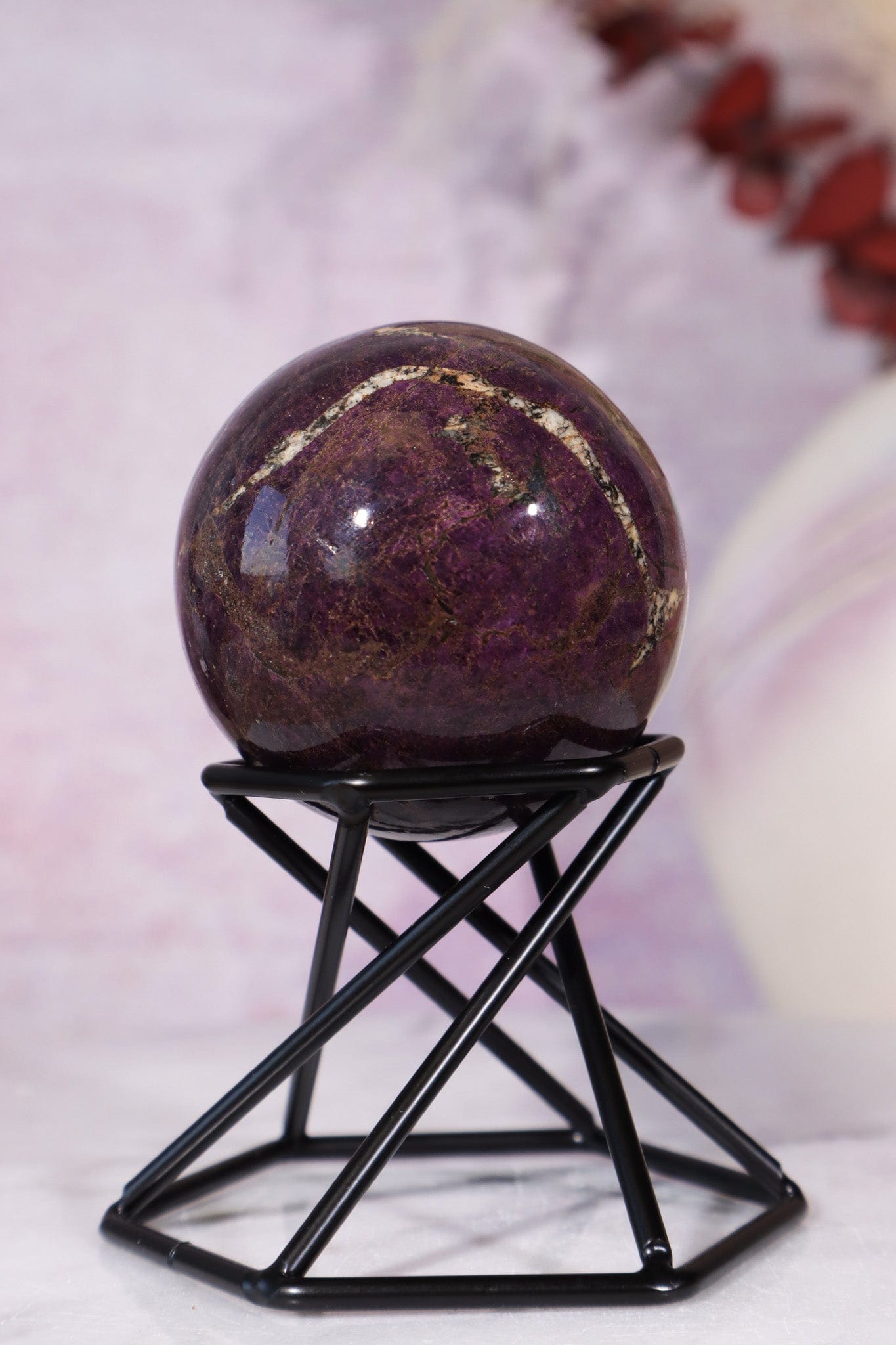 Purpurite Sphere 140gr Spheres Tali & Loz Crystals