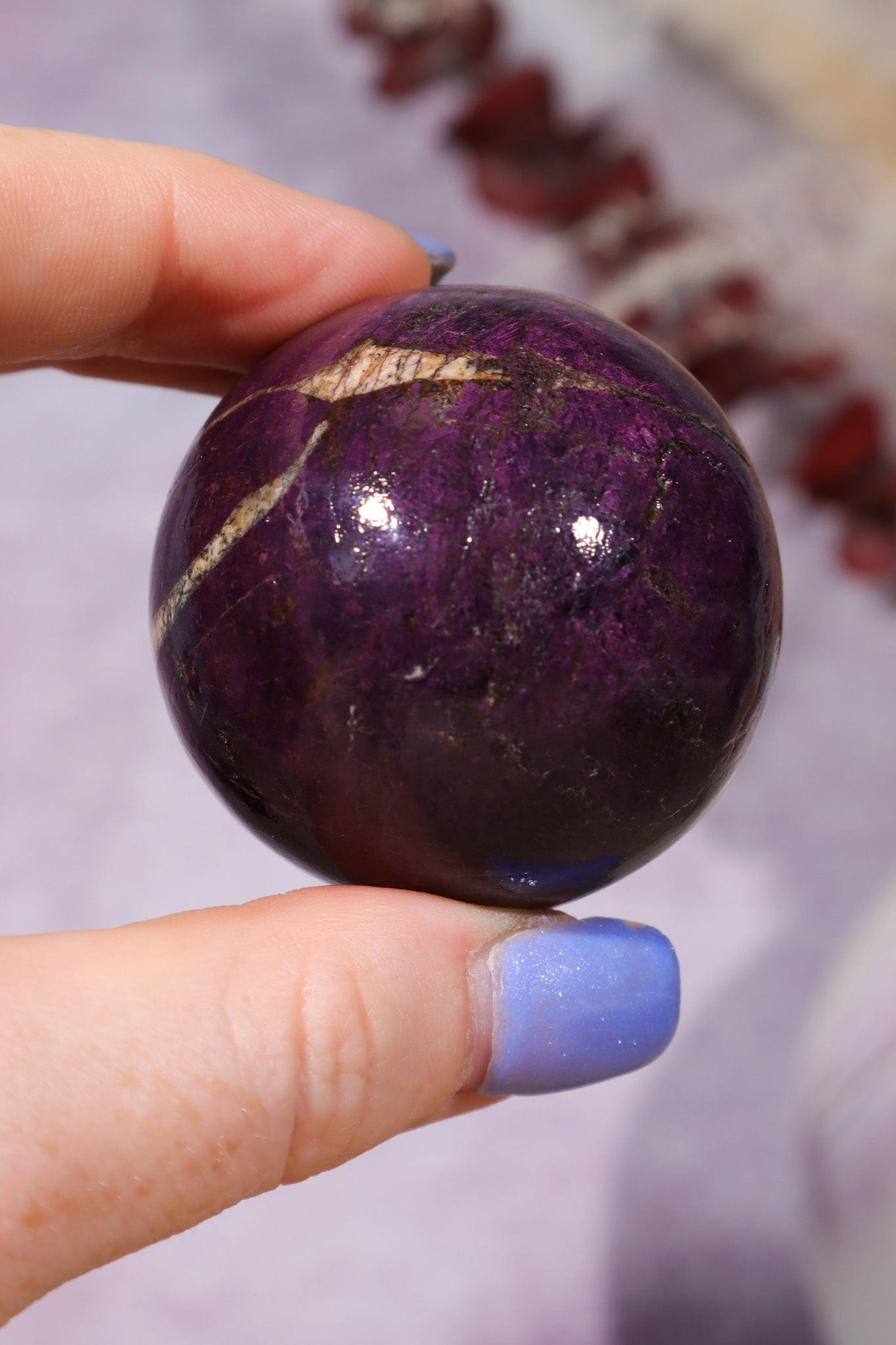 Purpurite Sphere 152gr Spheres Tali & Loz Crystals