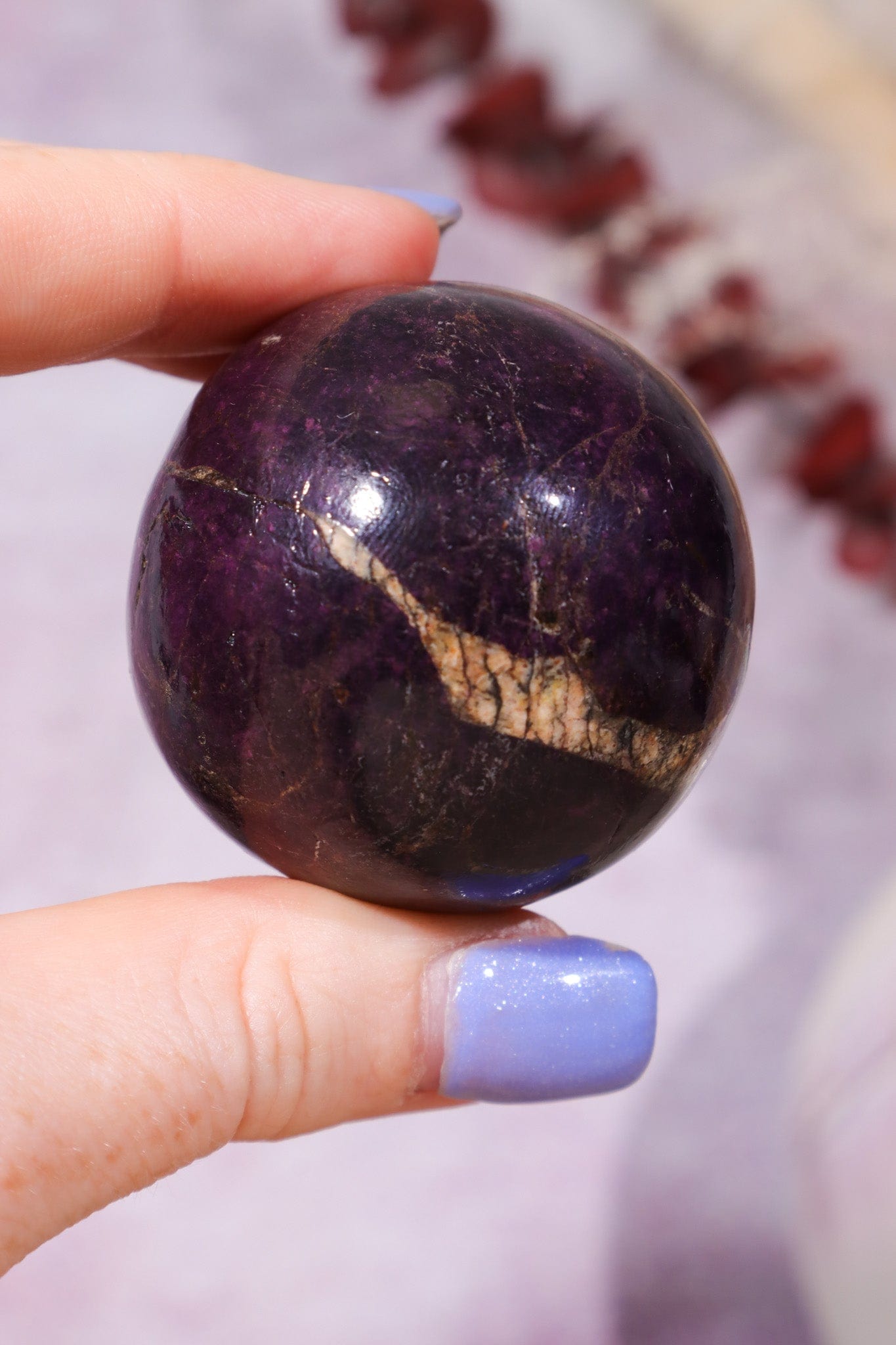 Purpurite Sphere 152gr Spheres Tali & Loz Crystals