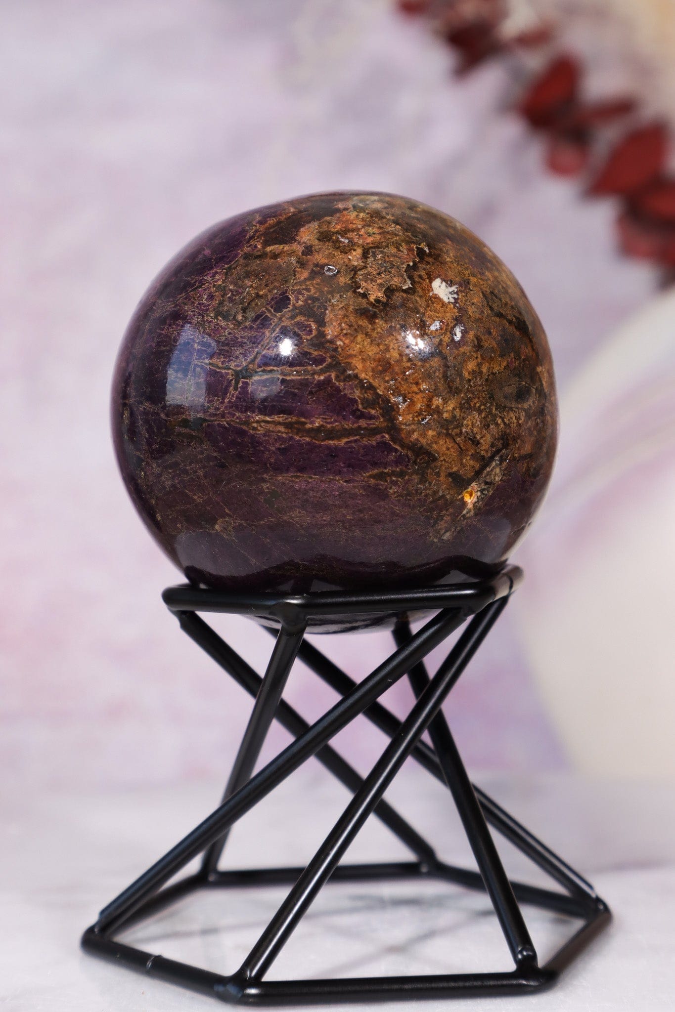 Purpurite Sphere 198gr Spheres Tali & Loz Crystals