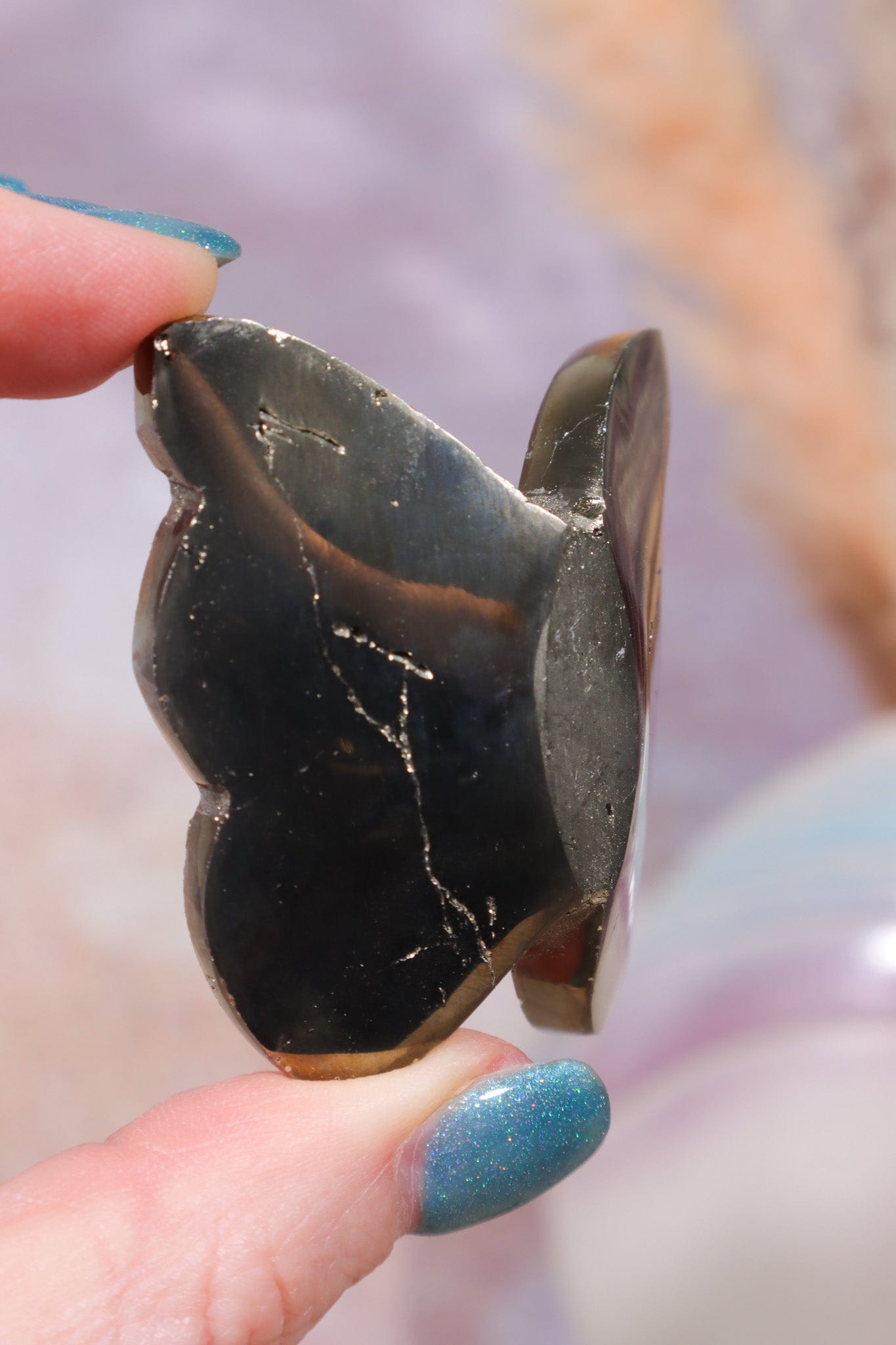 Pyrite Butterfly | Intuitively Chosen Mushrooms Tali & Loz