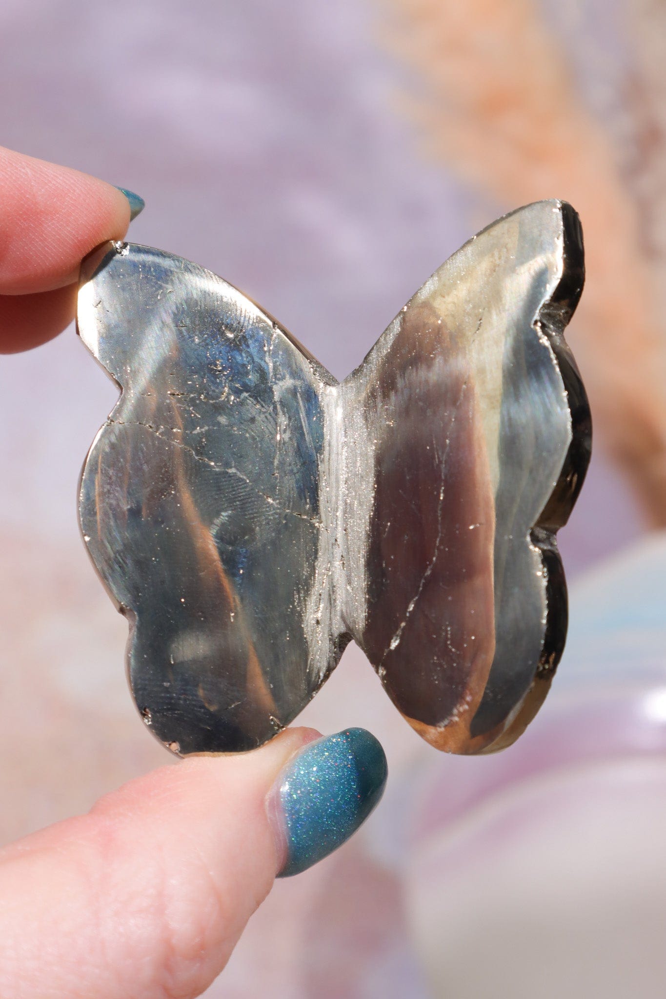 Pyrite Butterfly | Intuitively Chosen Mushrooms Tali & Loz