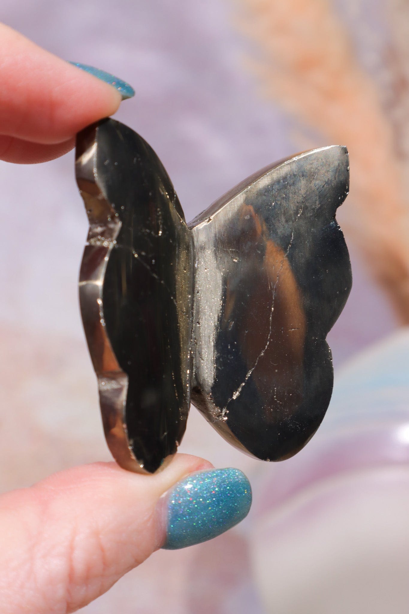 Pyrite Butterfly | Intuitively Chosen Mushrooms Tali & Loz