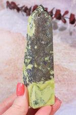 Pyrite In Serpentine Towers, Intuitively Chosen Towers Tali & Loz Crystals