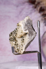 Pyrite on Dolomite Mineral Specimen 6.3cm Tali & Loz Crystals