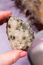 Pyrite on Dolomite Mineral Specimen 6.3cm Tali & Loz Crystals
