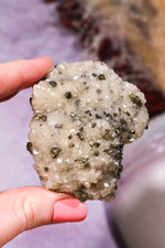 Pyrite on Dolomite Mineral Specimen 6.3cm Tali & Loz Crystals
