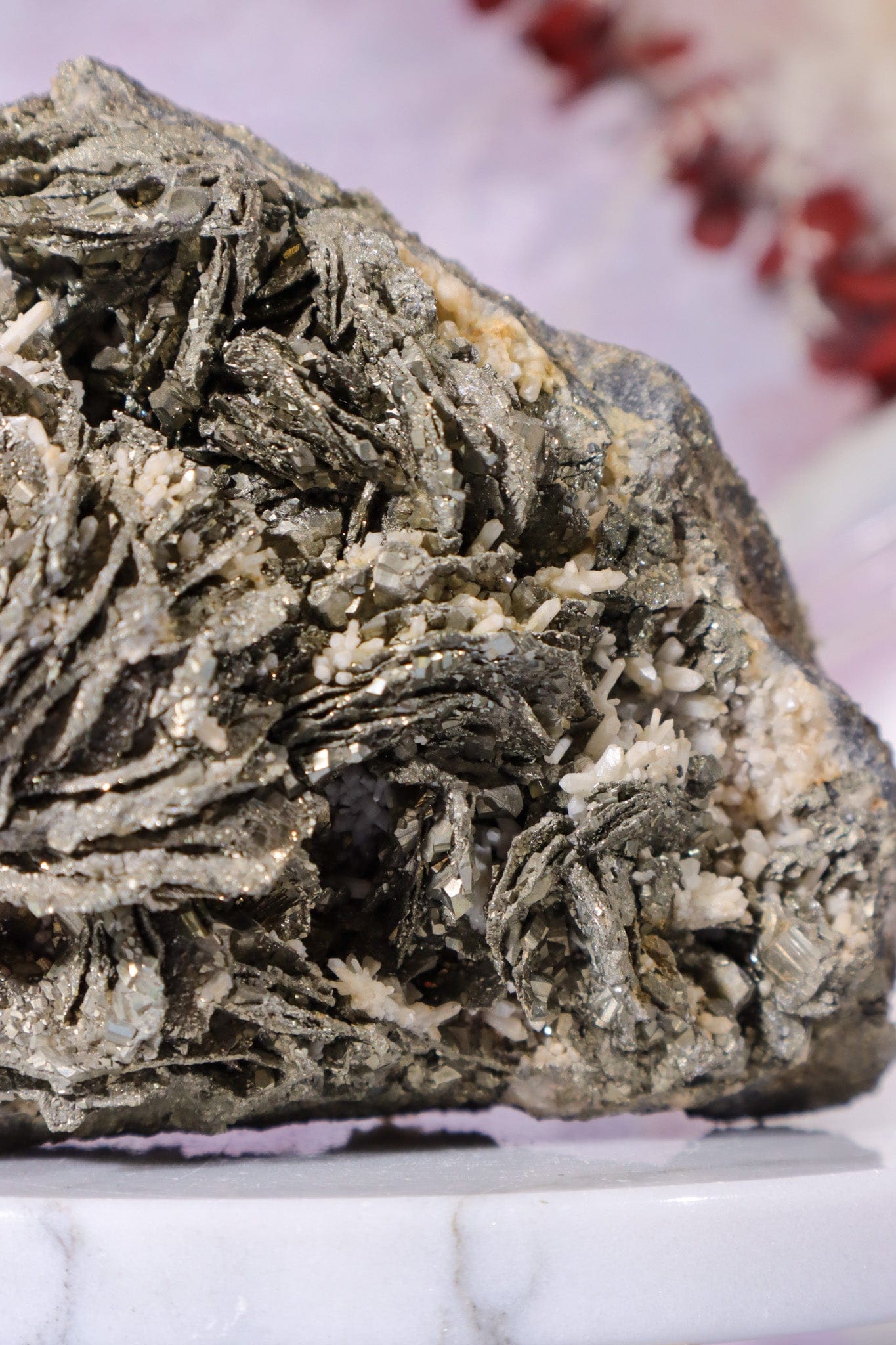 Pyrite Pseudomorph after Pyrrhotite Specimen 1KG, Trepca Yugoslavia Specimen Tali & Loz Crystals