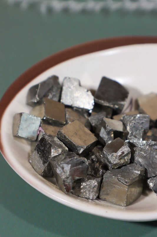 Pyrite Rough Cubes 10-15mm Rough Crystals Tali & Loz Crystals