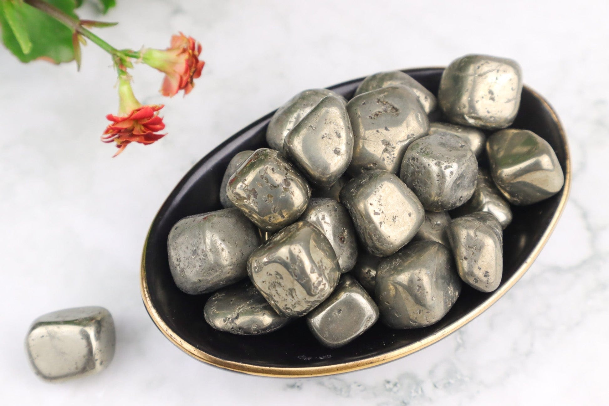 Pyrite Tumblestones - Abundance/Confidence Tumblestones Tali & Loz