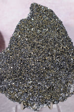 Pyrite With Galena And Quartz Details, Bulgaria 18.5cm Minerals Tali & Loz