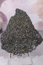 Pyrite With Galena And Quartz Details, Bulgaria 18.5cm Minerals Tali & Loz
