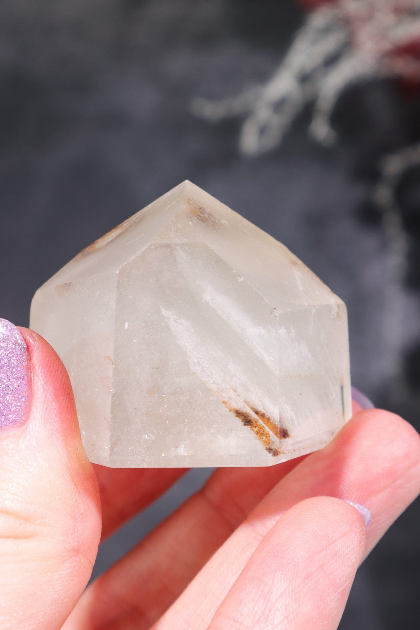 Quartz Point with Phantom Layers Points Tali & Loz Crystals
